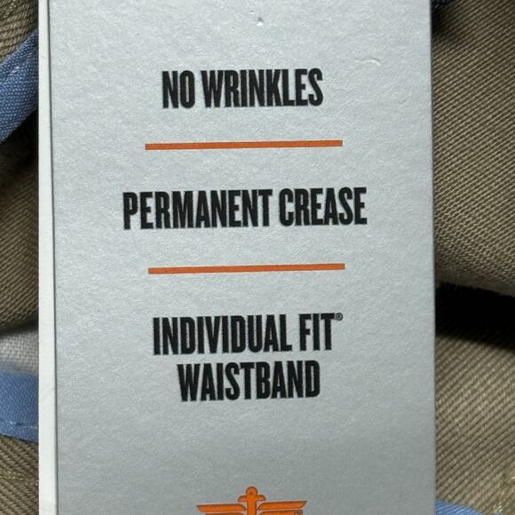 Dockers Pants Mens 34X34 Tan Signature Khaki Slim Fit Measures 34X33 NWT - Picture 9 of 11